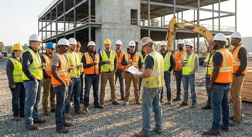 Safety Meeting Morning